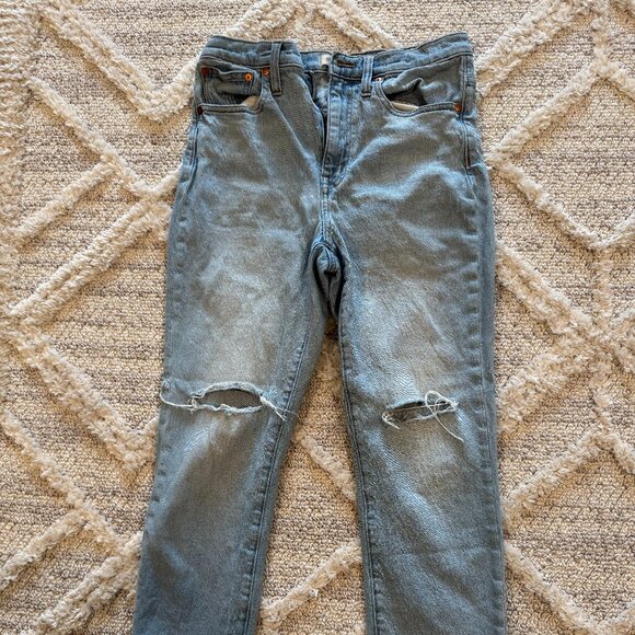 Madewell The High Rise Slim Boyfriend Crop size 27 - Picture 1 of 4